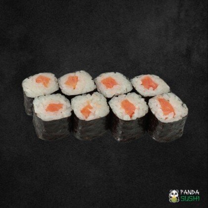 Мини роллы с лососем