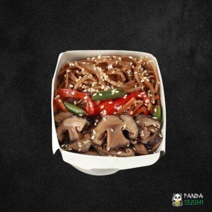 Гречневая лапша ВОК с шиитаке