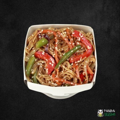 Яичная лапша ВОК с овощами