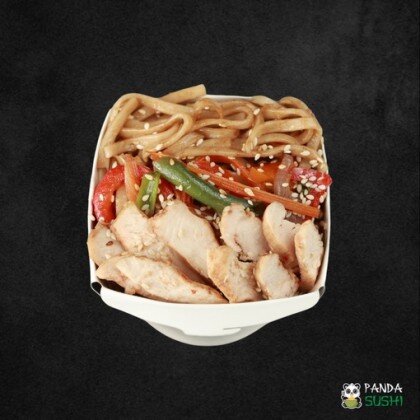 Пшеничная лапша ВОК с курицей