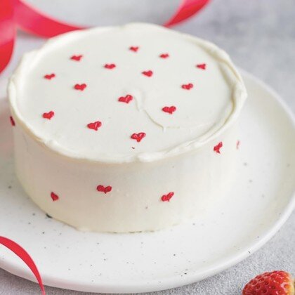 Бенто-торт с сердечками