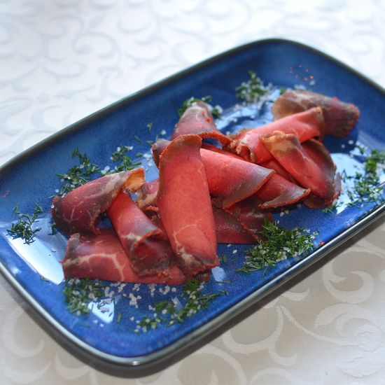 Вяленая говяжья вырезка по оригинальному рецепту