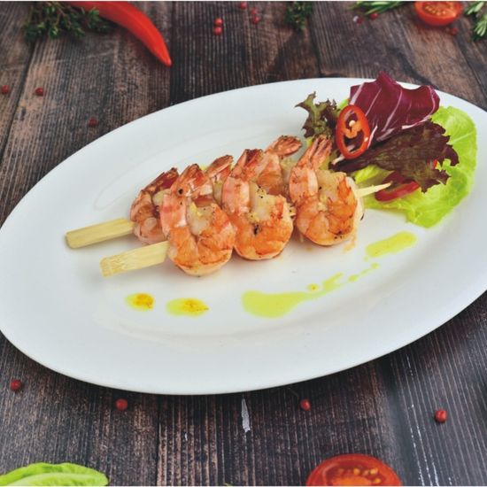 Креветки на шпажке