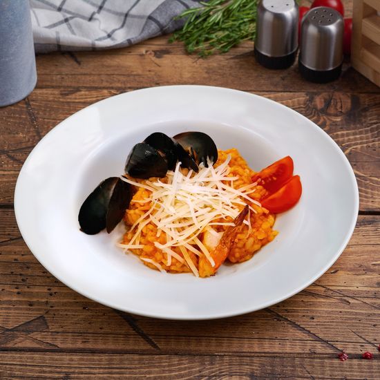 Ризотто с морепродуктами