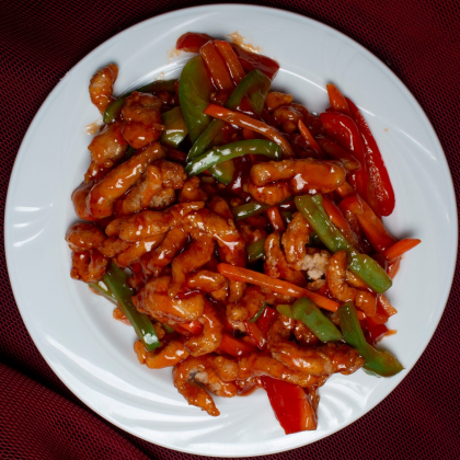 63.Курица в кисло-сладком соусе 糖醋鸡条