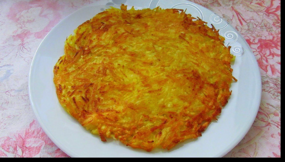 87.Лепешка из картофельной стружки 煎焖土豆丝