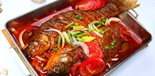 Жареная рыба в томатах 番茄烤鱼