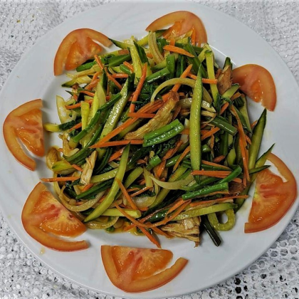 5. Салат Курица с папоротником 鸡丝蕨菜