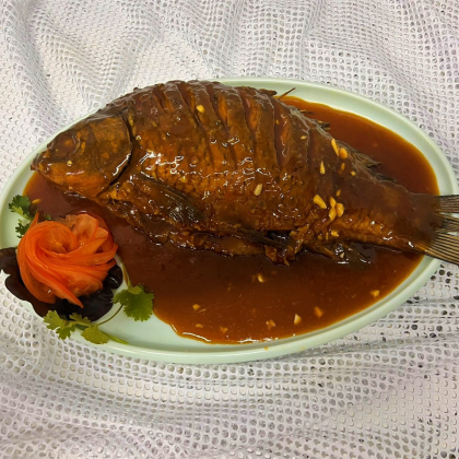 101.Ауха в соусе 红烧桂鱼