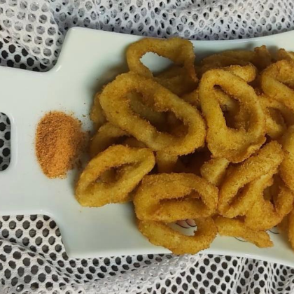 52.Кольца кальмара в сухарях 吉利鱿鱼