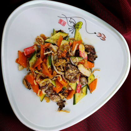 11. Салат Морской бриз 拌海鲜