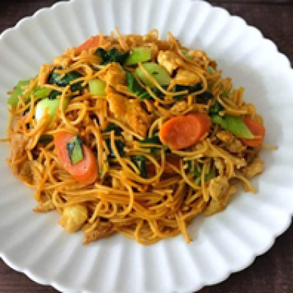 129.Лапша с морепродуктами 三鲜炒面