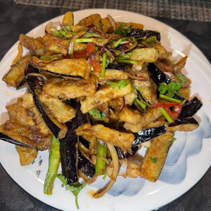 7.Салат из баклажанов 拌茄子