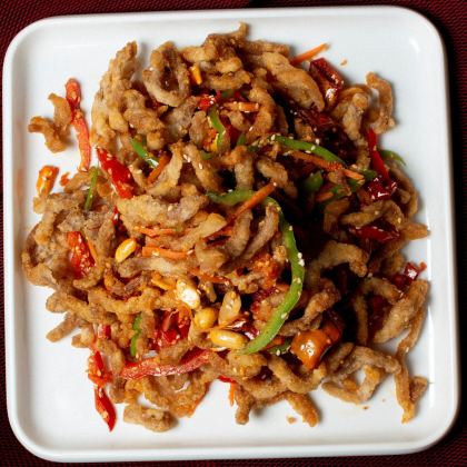 35.Мясо соломкой с острым перцем 香辣肉丝