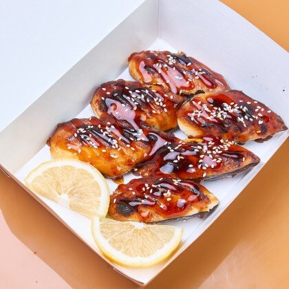 Мидии Чесночные