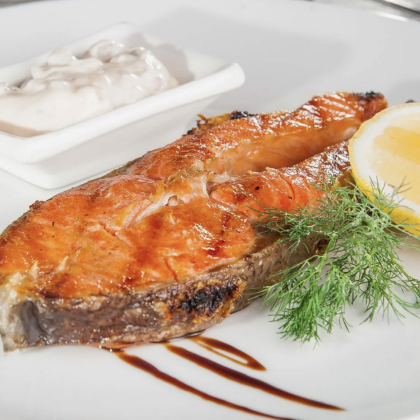 Стейк из Сёмги (Внимание! Может измениться стоимость в зависимости от веса)