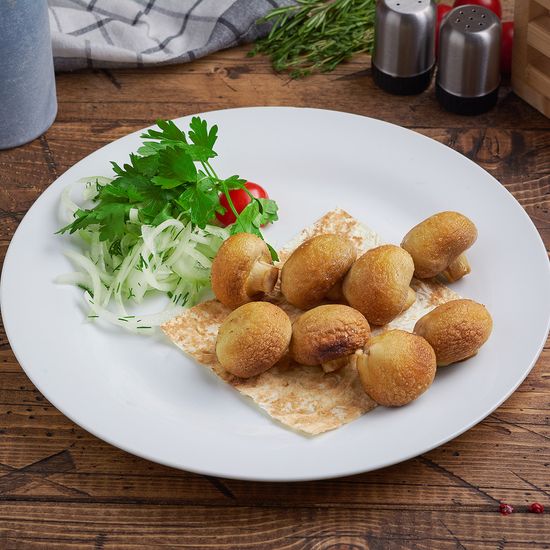 Шампиньоны на углях