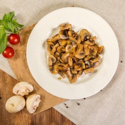 Жареные шампиньоны