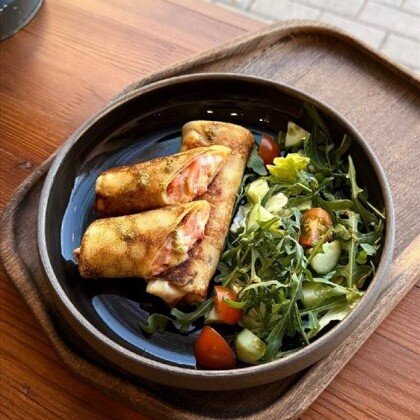 Блины с ветчиной