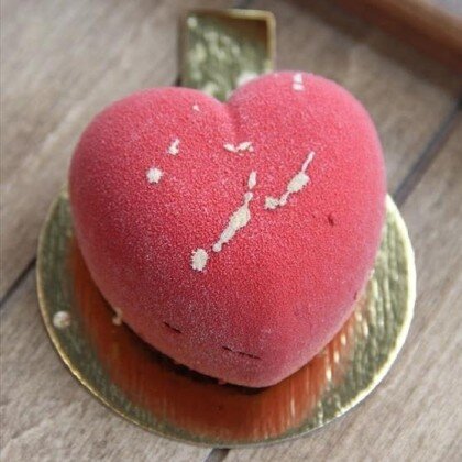 Муссовое сердце (сникерс)
