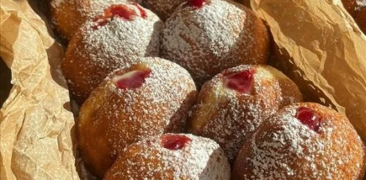 Пончик карамельный