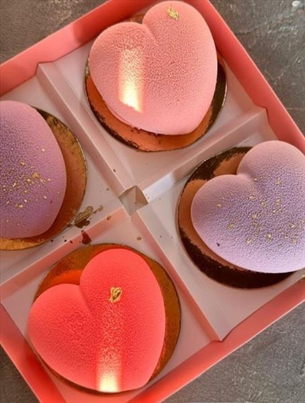 Набор 4 сердца