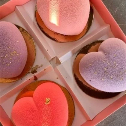 Набор 4 сердца