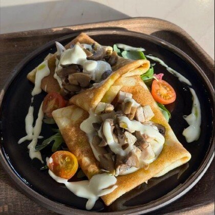 Блины с курицей