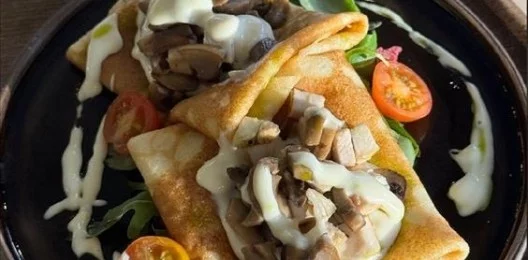 Блины с курицей