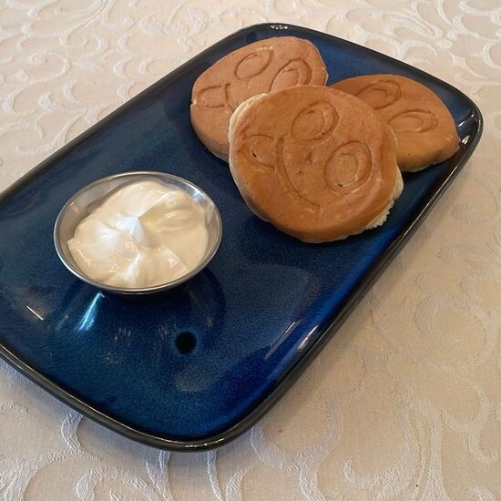 Панкейки со сметаной