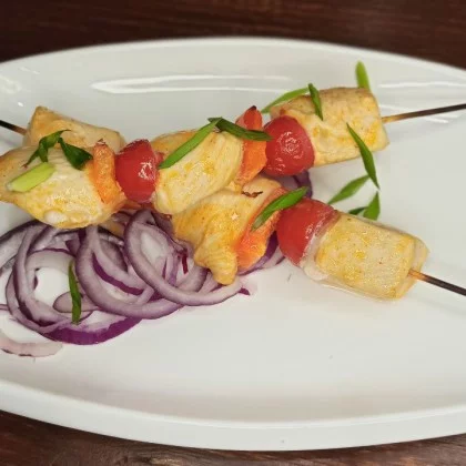 Мини шашлычки из курицы