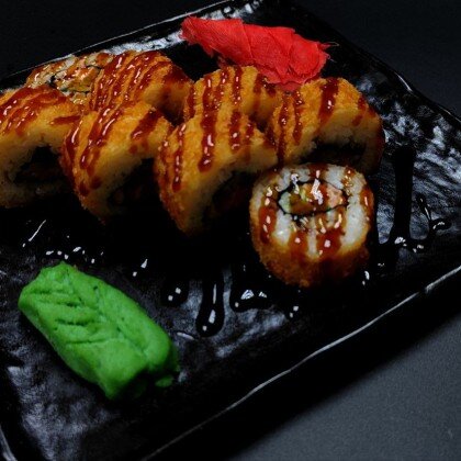 Сяке темпура