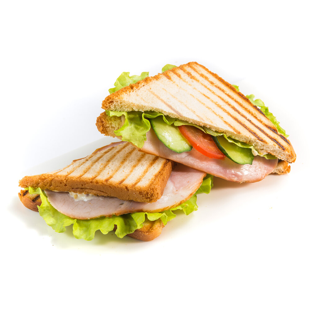 Сэндвич Клаб с карбонадом (2 сэндвича в порции)