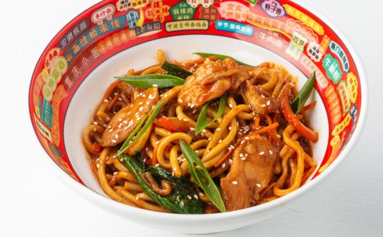 Лапша с  курицей