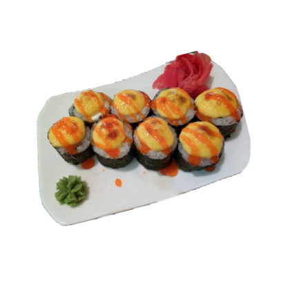 Ролл "Запечённые мидии"