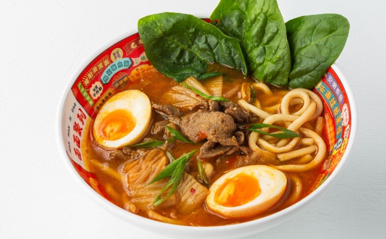 Кимчи рамен с говядиной