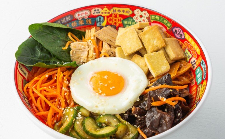 Пибимпаб с тофу