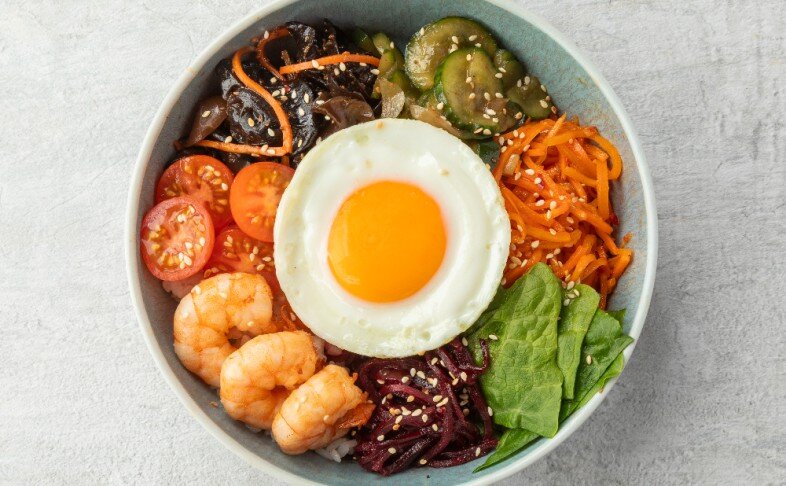 Пибимпаб с креветками