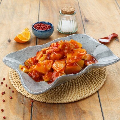 Судак в кляре в тайском соусе