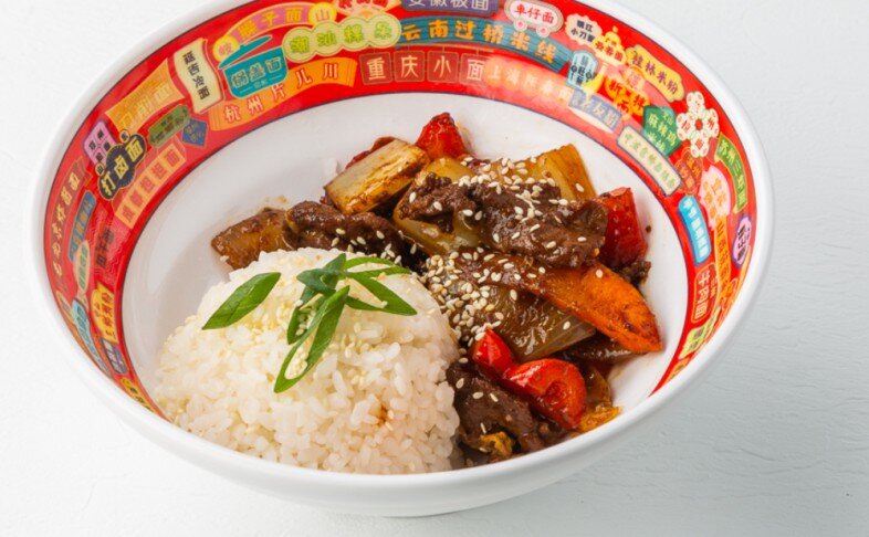 Чеюк поккымпаб с говядиной и овощами