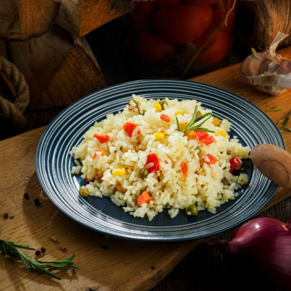 Рис с овощами