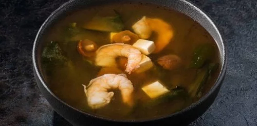 Мисо суп с креветками