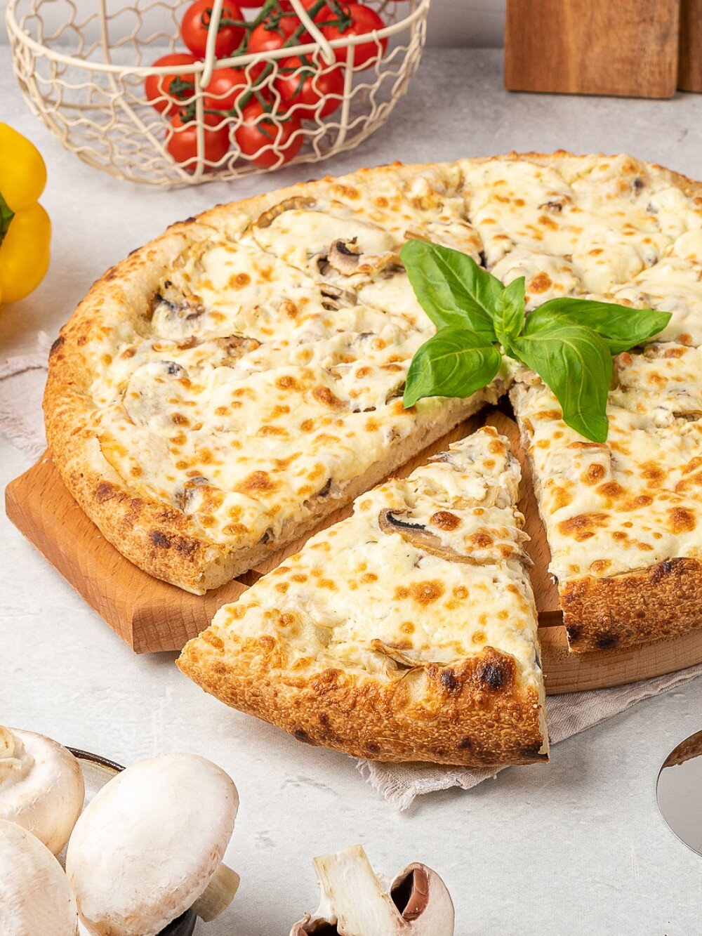 Жульен с курицей и грибами