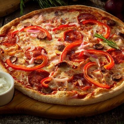 Мини-пицца "Баварская мясная"