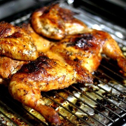 Цыпленок на мангале
