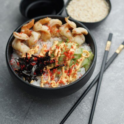 Поке с креветкой