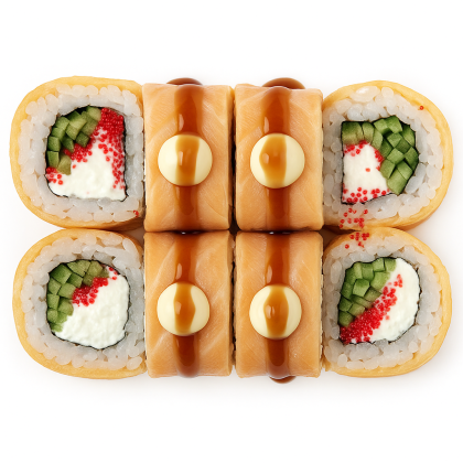 Запеченный ролл  Филадельфия