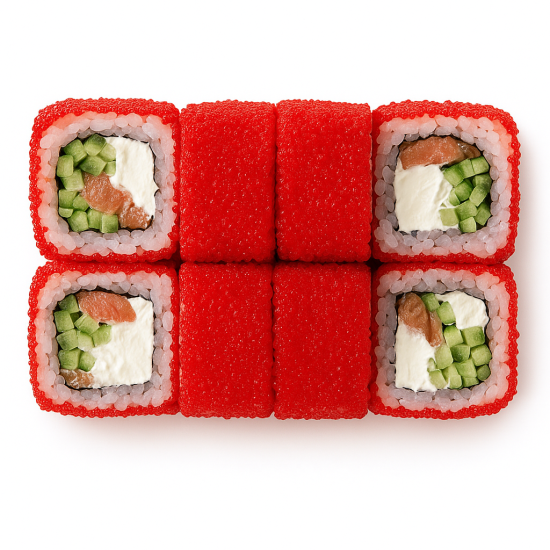 Ролл Калифорния с лососем