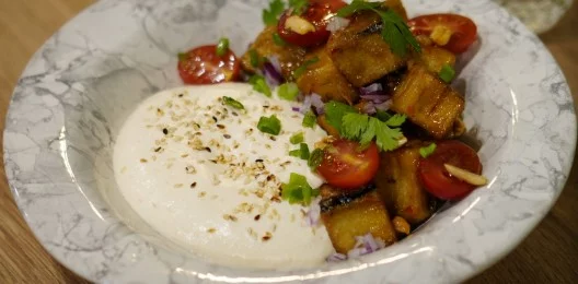 Азиатские баклажаны с муссом терияки
