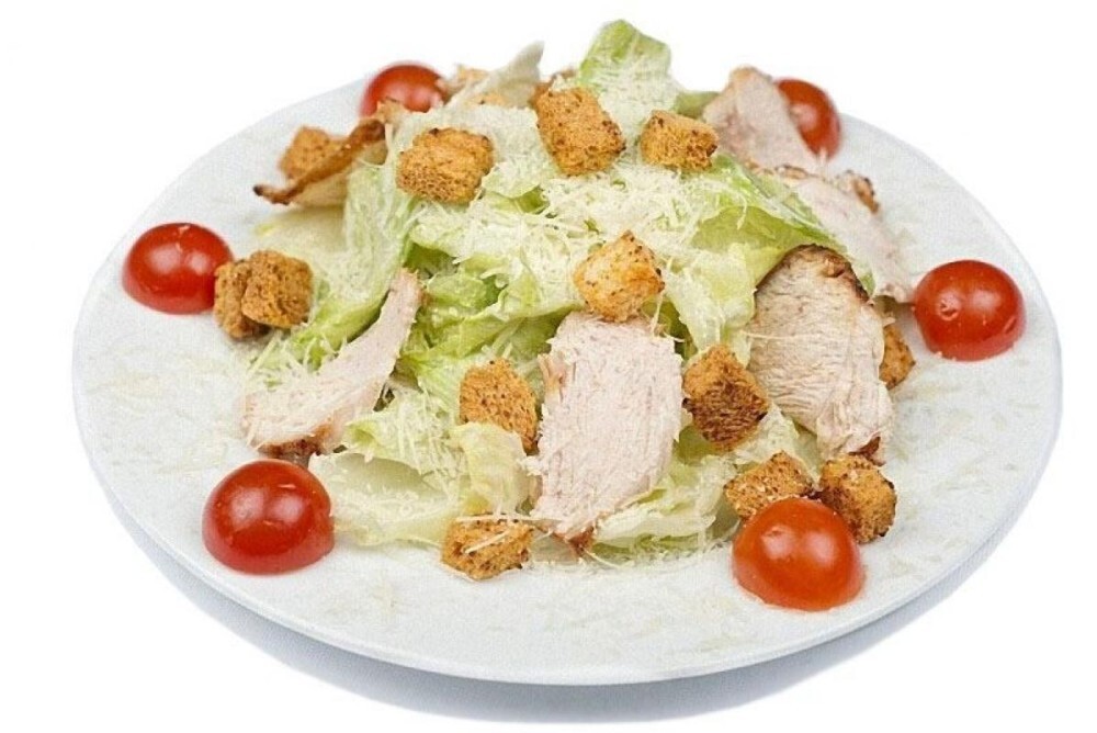 Салат «Цезарь» с курицей